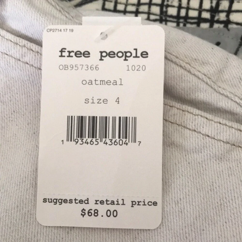 Free People Denim Skirt sz 4 NWT